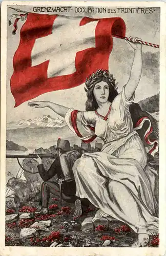 Schweiz Grenzbesetzung Grenzwacht -639554