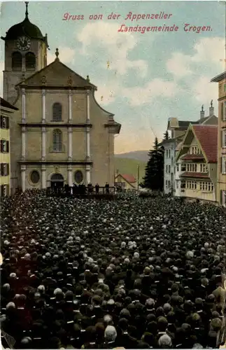Gruss von der Appenzeller Landsgemeinde Trogen -638920