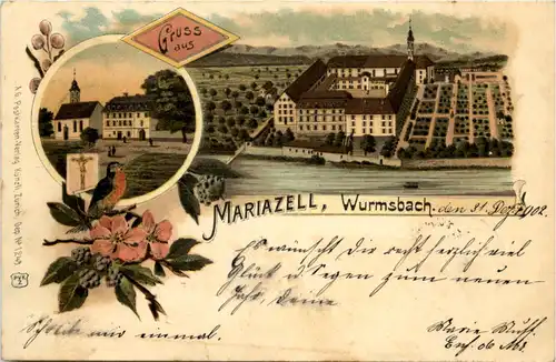 Bollingen - Mariazell Wurmsbach - Litho - St. Gallen -639654