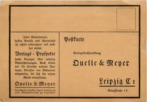 Leipzig - Verlag Quelle & Meyer -615970