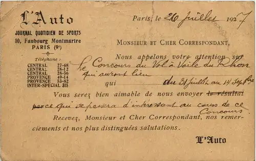 Paris - Journal L Auto -615990