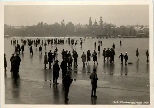 Zürich - Zürichseegefrörne 1929 -639080