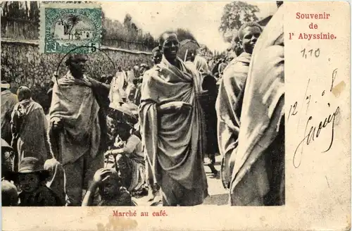 Souvenir de l Abyssinie - MArche au cafe Somalia -616130