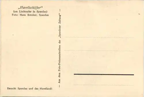 Havelschiffer am Lindenufer in Spandau -503374
