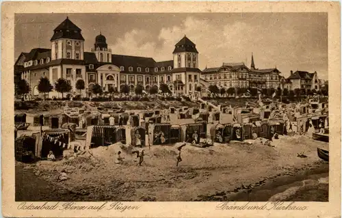 Binz a. Rügen, Strand und Kurhaus -531498
