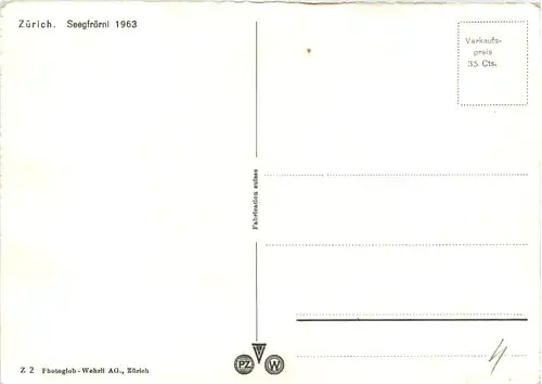 Zürich - Seegefrörni 1963 -639300