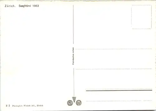 Zürich - Seegefrörni 1963 -639360