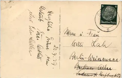 Cuxhaven bei Sturmflut -530534