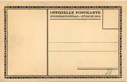 Kinderhilfstag Zürich 1913 -638978