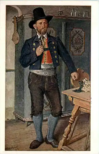 Tracht aus der Umgebung von Hall bei Innsbruck -640294