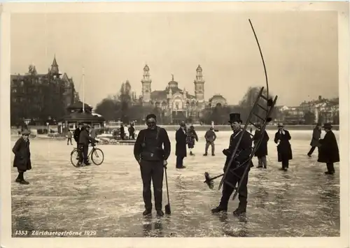 Zürich - Seegefrörne 1929 -639038