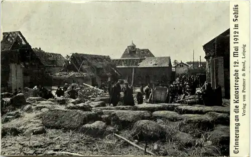 Sehlis bei Taucha - Sturm Katastrophe 1912 -616506