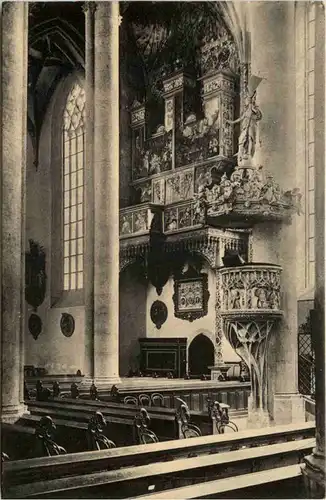 Nördlingen, Alte Orgel in der St. Georgskirche -530794