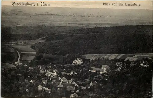 Stecklenberg Harz, Blick von der Lauenburg -503814