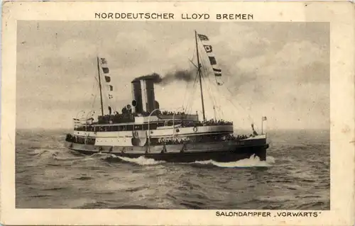 Salondampfer - Vorwärts - Lloyd Bremen -616646