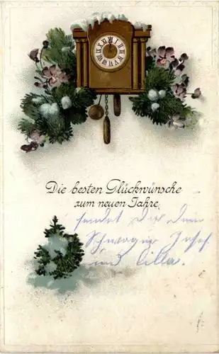 Neujahr - Uhr -640364