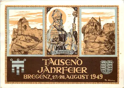 Bregenz - Tausend Jahrfeier 1949 -640474