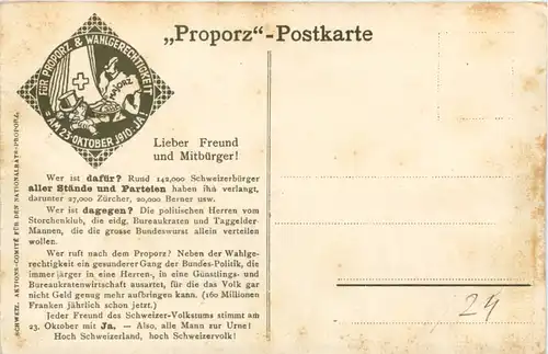 Schweiz - Mayorz - Proporz - Politik -638902