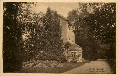 Bad Salzschlirf, Promenade im Kurpark -503914