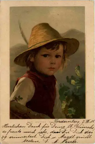 Künstler AK Mizi Wunsch -640504