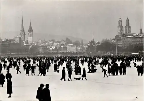 Zürich - Seegefrörni 1963 -639298