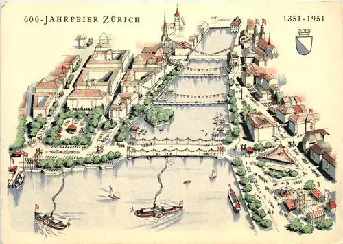 600 Jahrfeier Zürich 1951 -639318