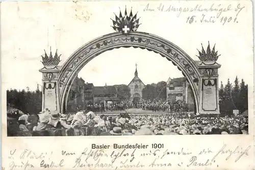 Basel - Bundesfeier 1901 -639358