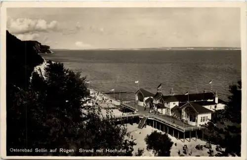 Sellin a. Rügen,, Strand mit Hochufer -531274