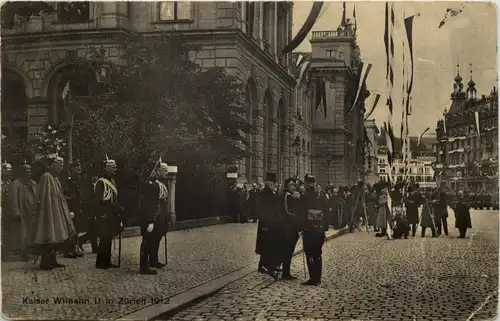 Kaiser Wilhelm II in Zürich 1912 -639116