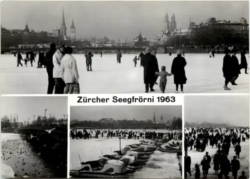 Zürich - Seegefrörni 1963 -639256