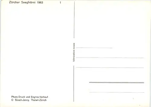 Zürich - Seegefrörni 1963 -639256