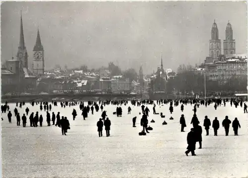 Zürich - Seegefrörni 1963 -639276