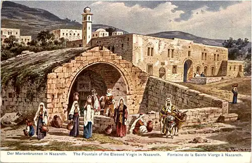 Der Marienbrunnen in Nazareth -640954