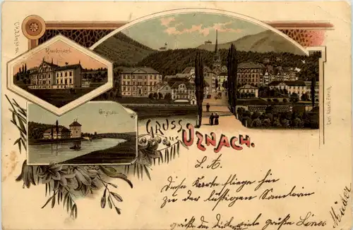 Gruss aus Uznach - Litho -639798