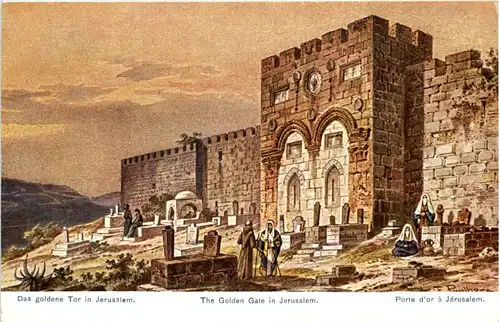 Das goldene Tor in Jerusalem -641034
