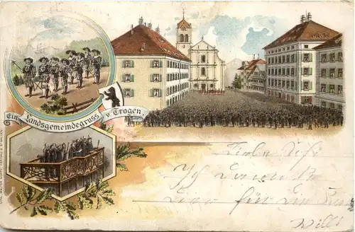 Trogen - Landsgmeindegruss - Litho -639582