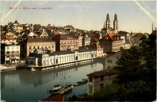 Zürich - Blick vom Lindenhof -639516