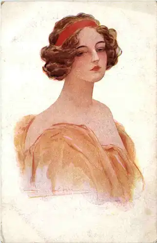 Frau - Künstlerkarte -639998