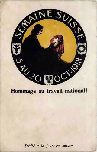 Schweiz - Semaine Suisse 1918 -639556
