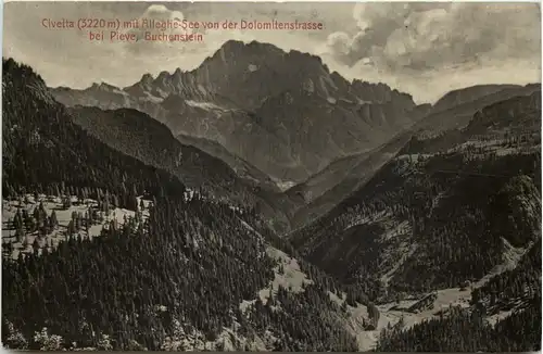 Civetta mit Alleghe See bei Pieve Buchenstein -640520