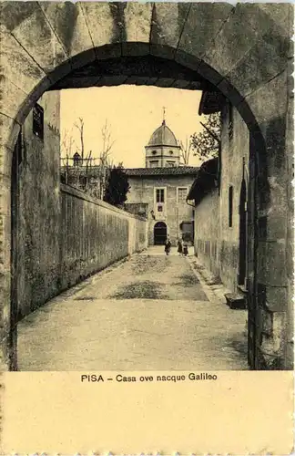 Pisa - Casa ove nacque Galileo -641384