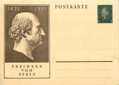 Freiherr von Stein - Ganzsache -617766