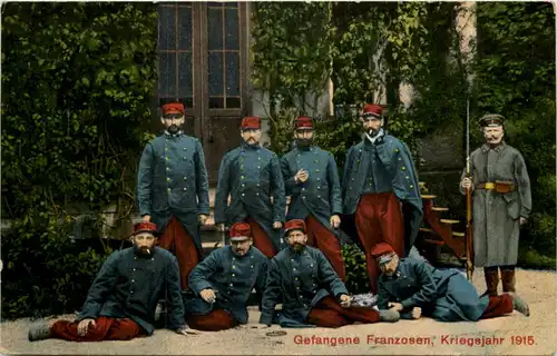 Gefangene Franzosen 1915 -641664