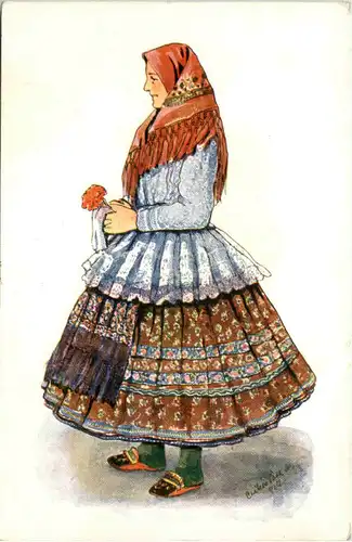 Woman of Sarköz - Hungary -640142