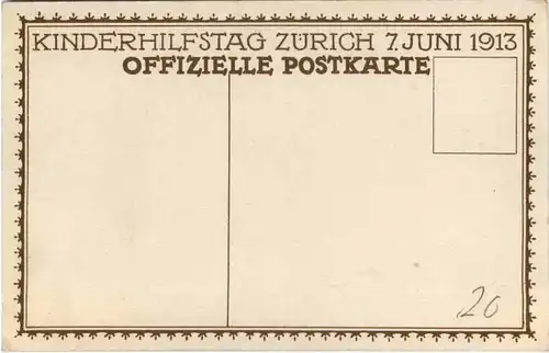 Zürich - Kinder Hilfstag 1913 -639092