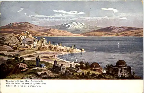 Tiberias with the lake of Gennesaret -640940