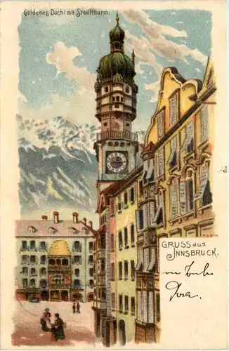 Gruss aus Innsbruck - Litho -640578