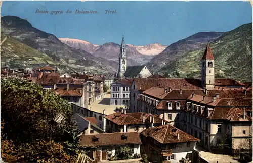 Bozen gegen die Dolomiten -640470