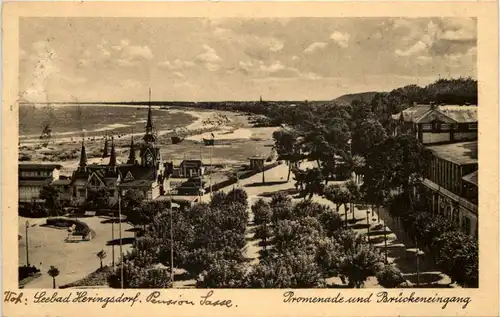 Seebad Heringsdorf, Promenade und Brückeneingang -505174