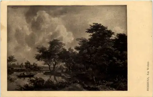 Künstler AK Hobbema - Werbung Pastilles Valda -642074